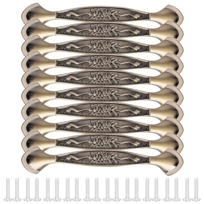 10 Set Kast Trek Handvat Zinklegering Schoenendoos Lade Kantoor Hardware Gat Afstand 96mm