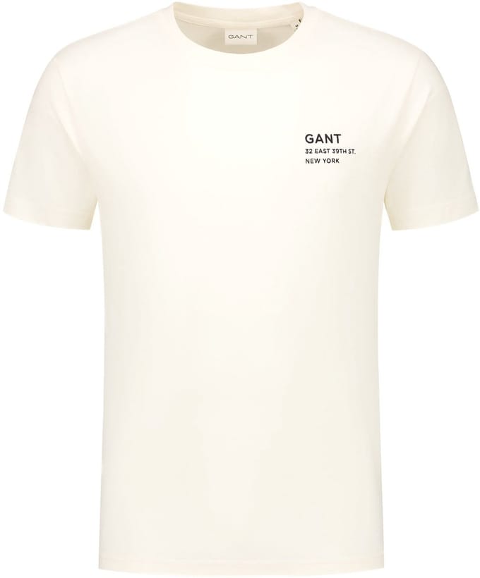 Gant Small Graphic SS Shirt Heren - Maat L