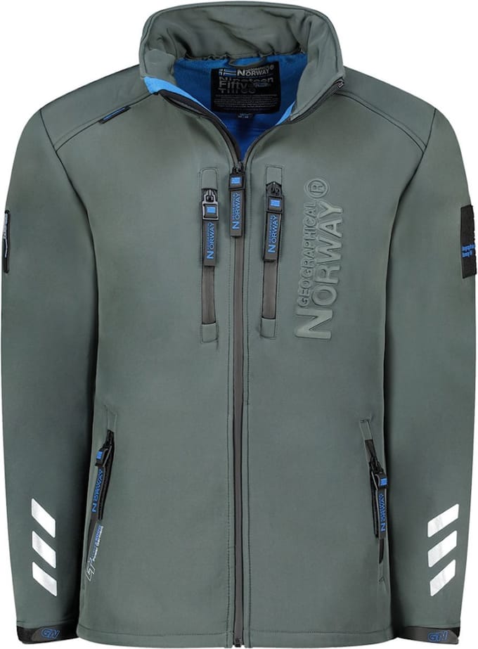 Geographical Norway Softshell Heren Jas Richywood Grijs - M