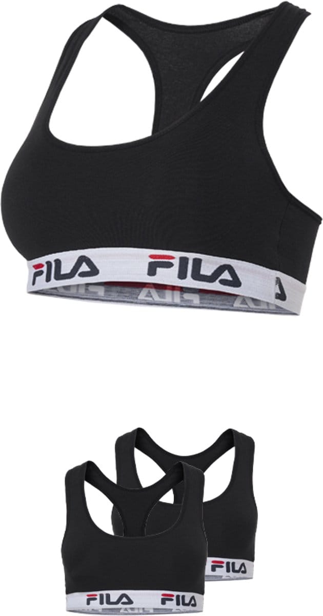 Fila Sport Top Elastic Band - Maat M - 2 Pack - Zwart