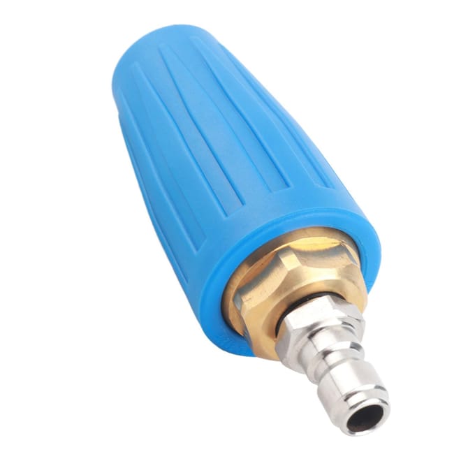 1/4  Snelkoppeling Hogedrukreiniger Reiniger Accessoire Spuit Turbo Nozzle 3000PSI 2.5 blue