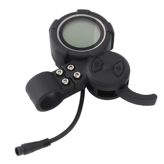 Elektrische Scooter LCD Display Paneel 6-pins Waterdichte Connector 36?72V Groen Display Scherm voor 10 black