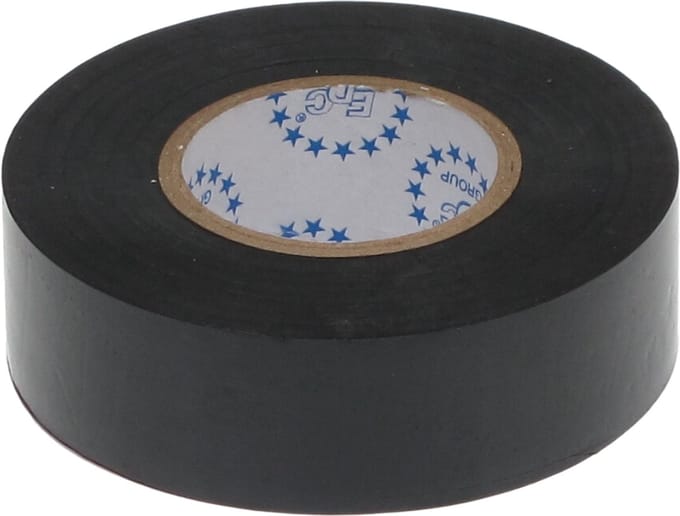 WL4 ISO-TAPE-B-25 PVC isolatie tape zwart 25 meter - 19mm