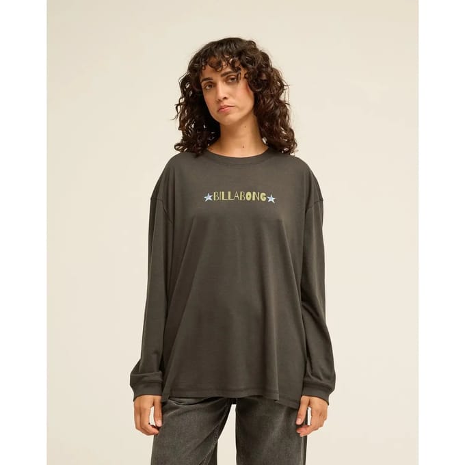 Dames-T-shirt met lange mouwen Billabong Rinding