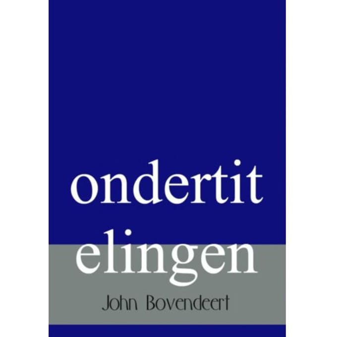 Ondertitelingen - John Bovendeert