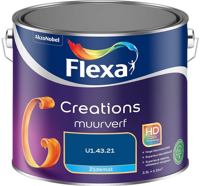 Flexa - Creations Muurverf Zijdemat - U1.43.21 - Mengverf - 2,5 L