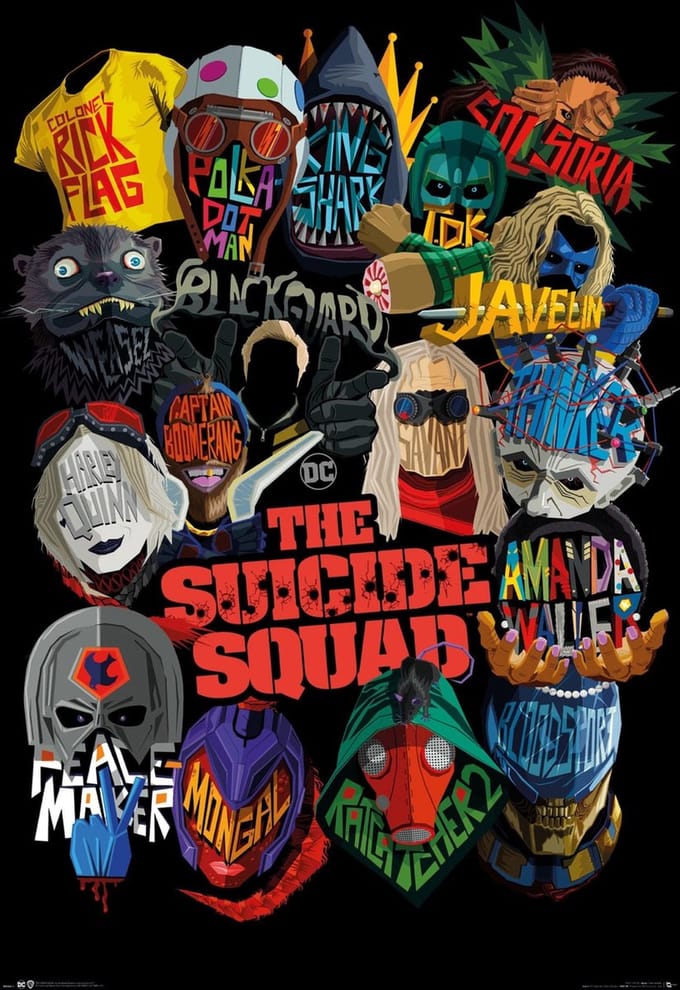 Poster The Suicide Squad - Icons 61x91,5cm