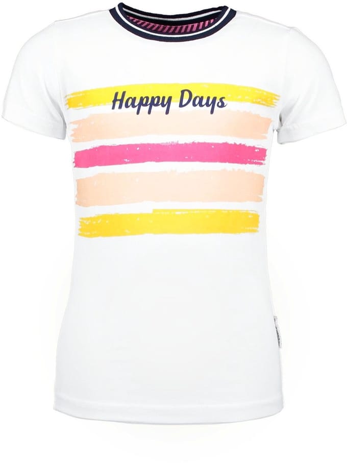 B.Nosy meisjes t-shirt Happy Days Stripe Snow White
