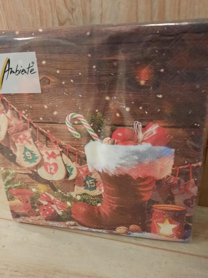 Ambiente servetten - 33 x 33 cm - Gift in Boot