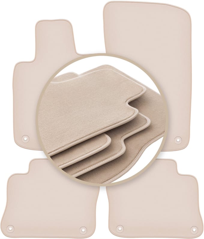 PREMIUM beige vloermatten voor: Porsche Panamera fastback 2009-2016