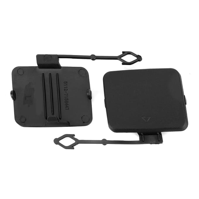 Paar Achterbumper Trekhaak Afdekking 51 12 7 158 448 Geschikt voor X5 E70 2006 2013 black
