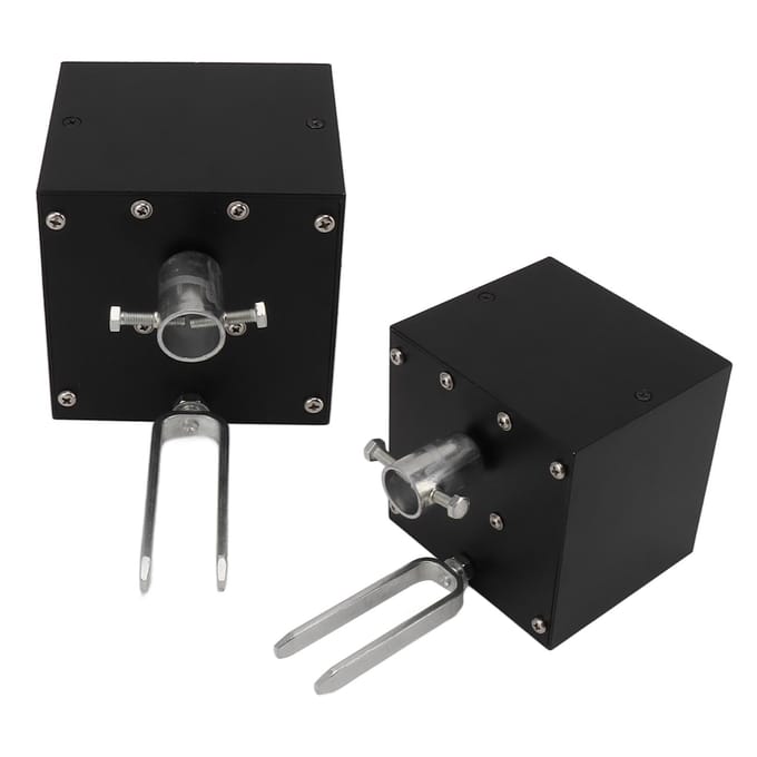 Aluminium Grillmotor met Hoog Koppel 70KG Belasting Dubbel Doel Grillmotor met 1,5m USB-kabel gray