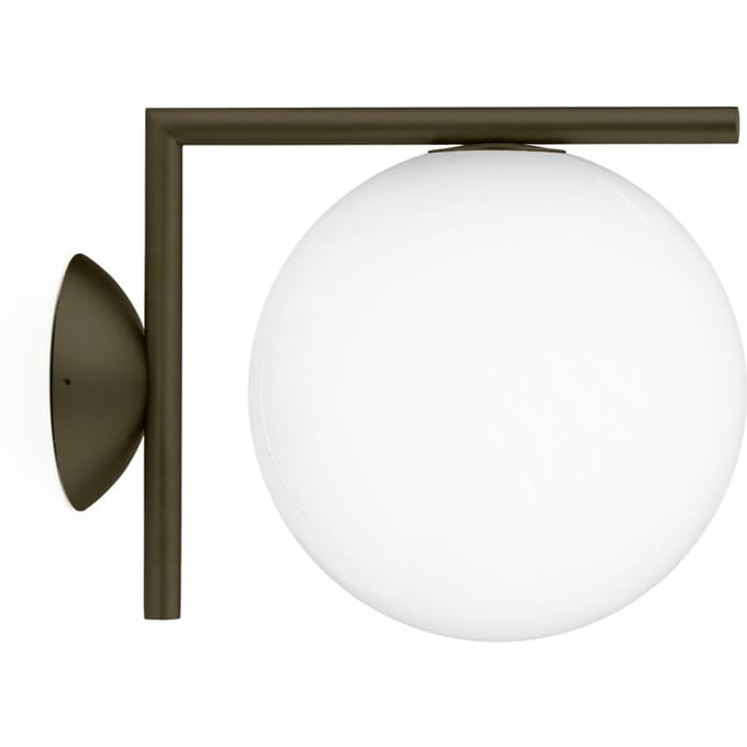 Flos IC Outdoor wandlamp - donker bruin - 20 cm