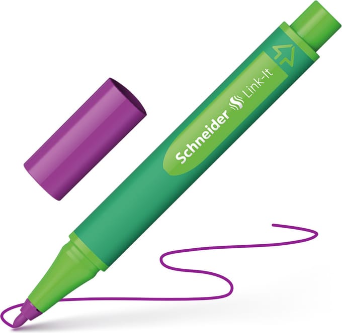Schneider viltstift - Link-It - lijnbreedte 1,0mm - electric-purple - S-192020