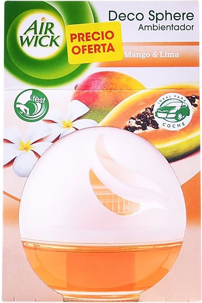 Airwick Decosphere Mango And Limoen Voordeelverpakking