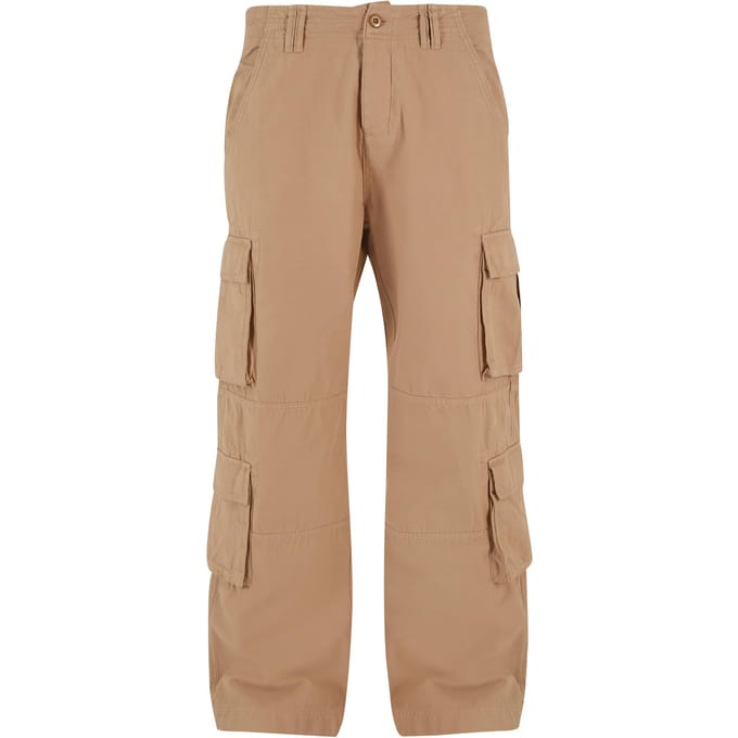 Urban Classics Double Cargo Pants Union Beige Maat: 31 | Cargobroeken Outlet | Heren | Beige