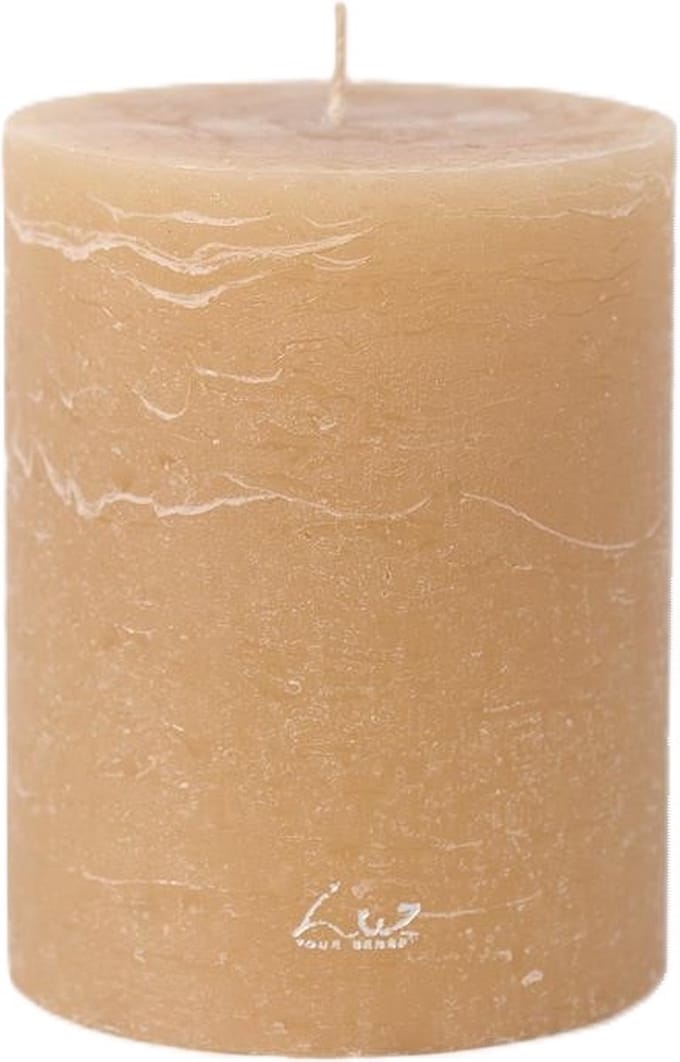 Rasteli Luz Your Senses Stomp Kaars Crème-Portobello D 10 cm H 13 cm