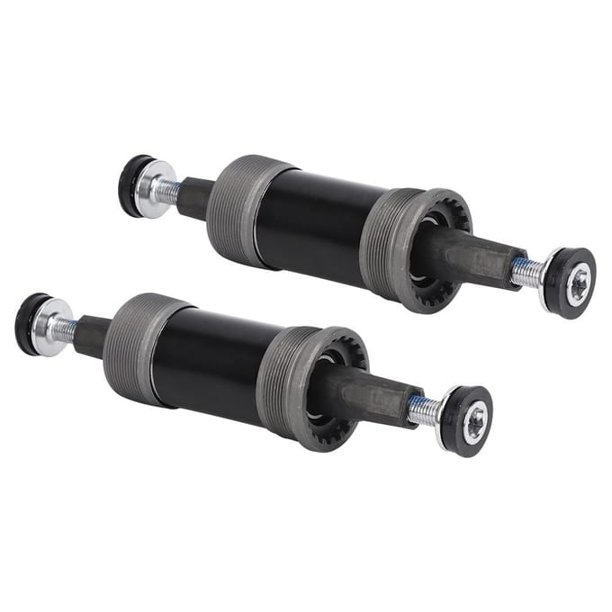 2 stuks Mountainbike Vierkante Gat Integratie Gesloten Lagers Trapas Variabele Snelheid Fiets Fietsaccessoires met black