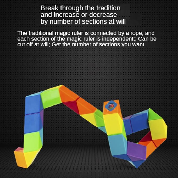 24 gekleurde magische kubus speelgoed 3D puzzel fidget transformeerbare kubus kind educatief speelgoed twist transformeerbare kind puzzel cadeau yellow