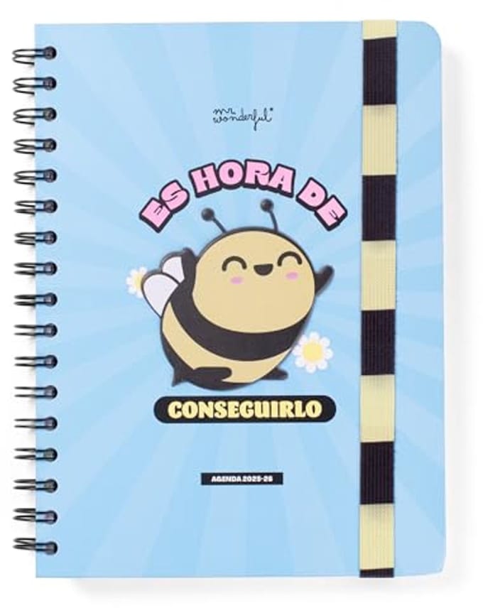 Schoolagenda 2025-2026 met weekoverzicht en creatieve organisatie