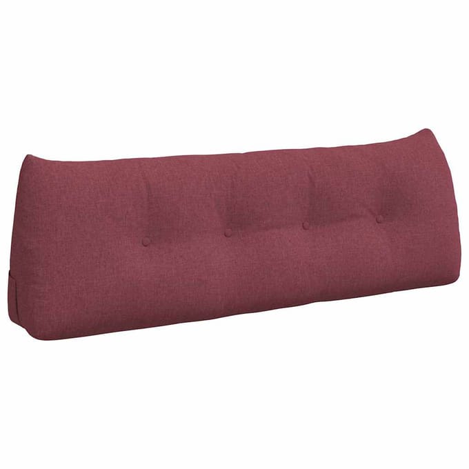 vidaXL - Rugkussen - Wijnrood - 140 - x - 24 - x - 50 - cm - Stof