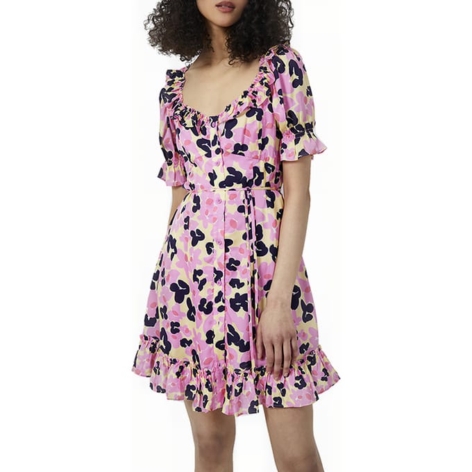 French Connection Pf Cassia Elitan Shrt Teadrs Misc. Taglia: 12 | Abiti in T-Shirt Outlet | Donna