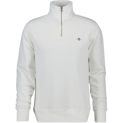 Gant Trui Shield Half-Zip Sweat Eggshell / male