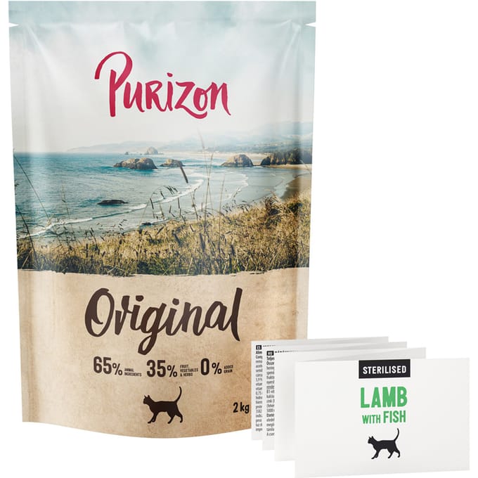 Purizon Cat Sterilised Lam en Vis - Nieuw Receptuur: 2 kg