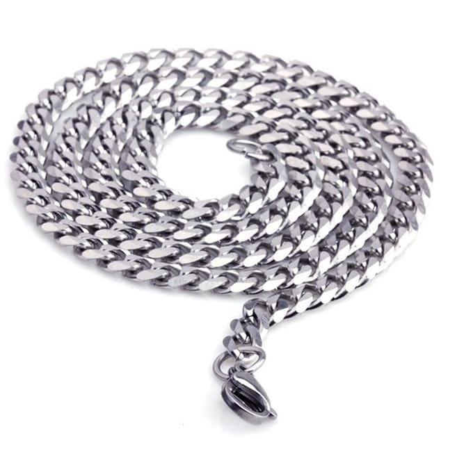 Stalen Schakelketting - Ketting Heren - Ketting Staal - 7mm/55cm