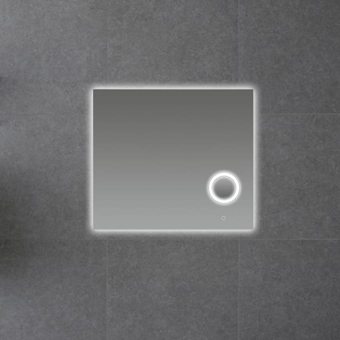 BADKAMERSPIEGEL MET LED VERLICHTING EN MAKE UP SPIEGEL 80 MET SPIEGELVERWARMING