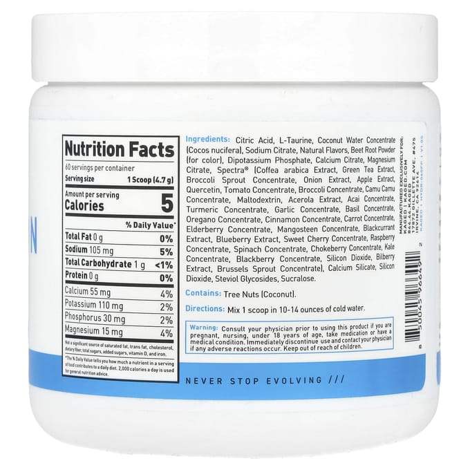 Kaged, Gehydrateerd, Fruit Punch, 9.95 oz (282 gram)