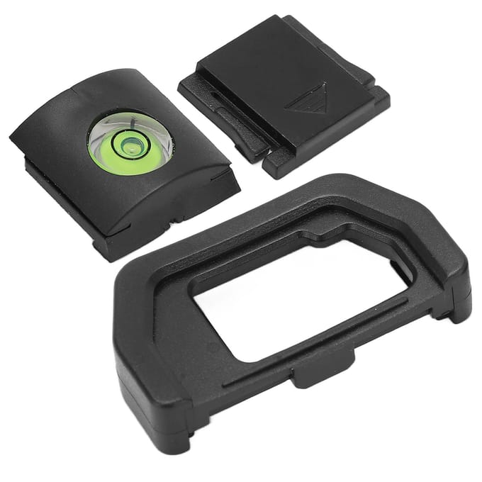 Zoeker Oogschelp Flitsschoen Afdekking Horizonniveau Sets voor EM5 II EM10 II Camera Serie black