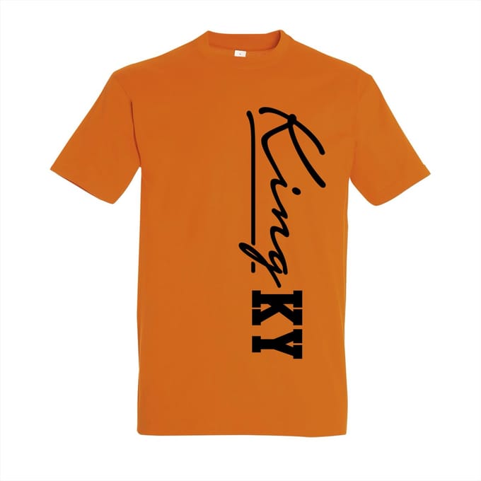 Shirt Oranje - Koningsdag shirt Kingky - Maat L