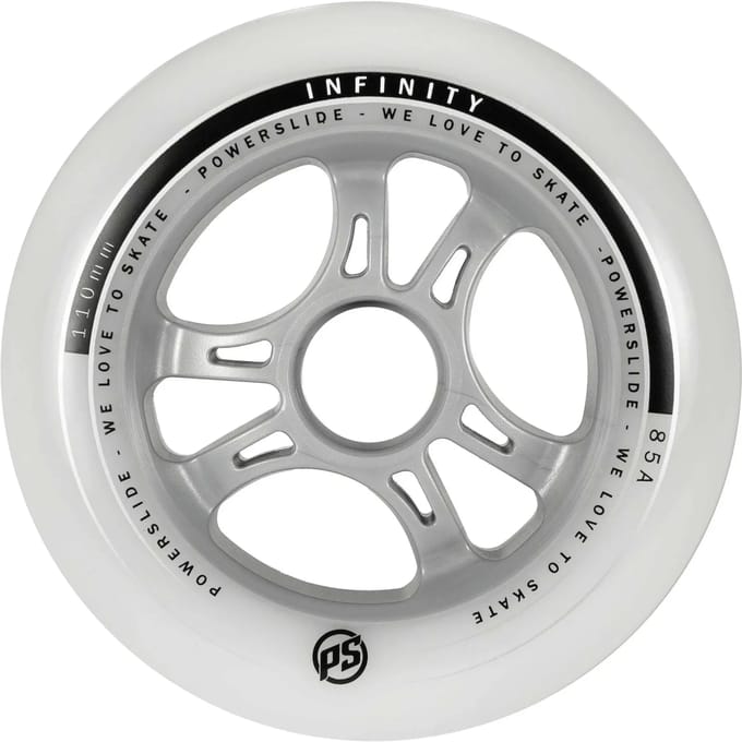Powerslide Wielen Infinity 110 Mm / 85a 4 Stuks Grijs