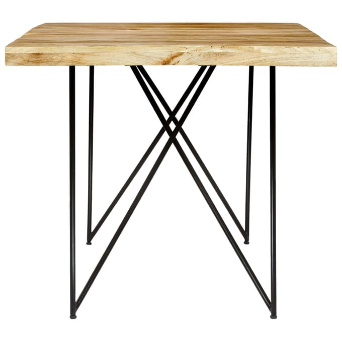 vidaXL - Eettafel - 180x90x76 - cm - massief - mangohout