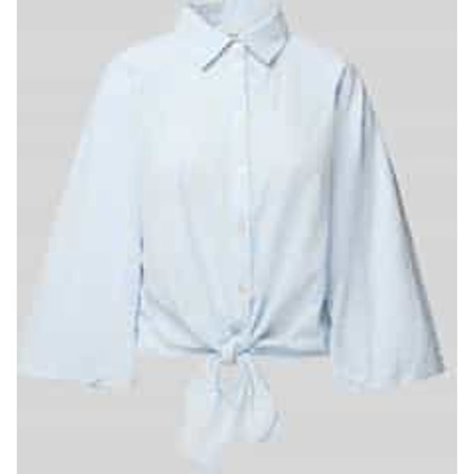 Relaxed fit blouse met 3/4-mouwen