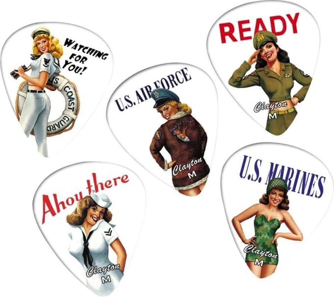 Clayton - American Hotties - plectrums medium 12-pack