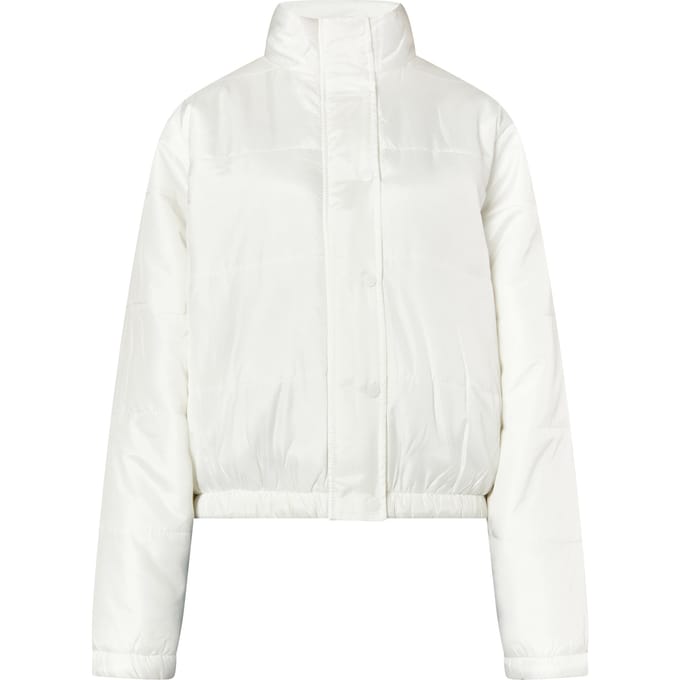 Mymo Licht gewatteerd blousonjack Dames wolwit