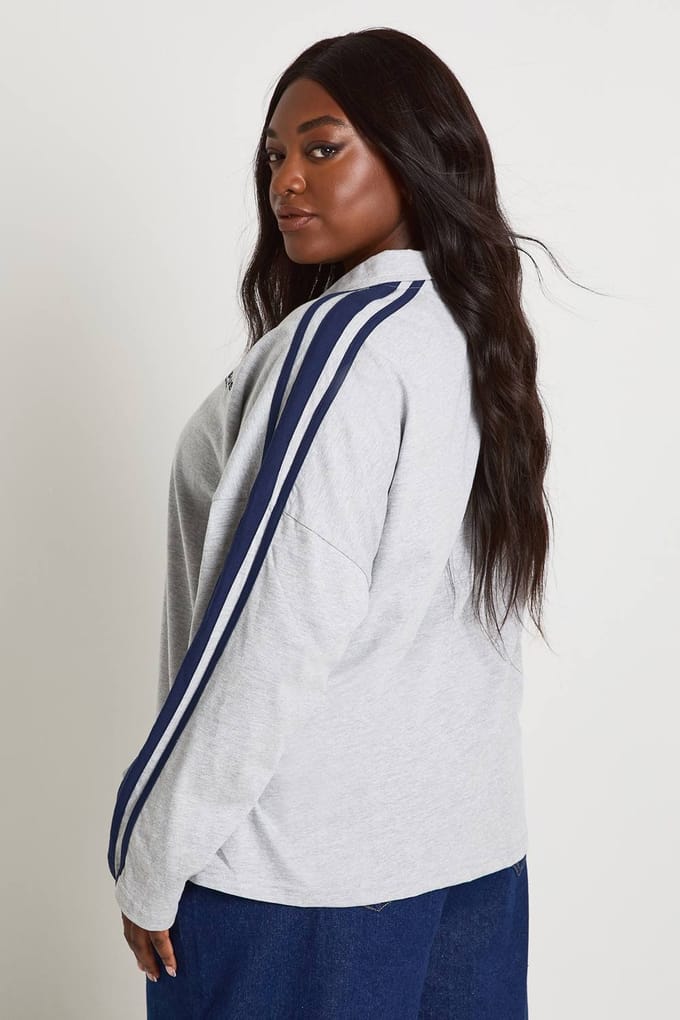 boohoo Dames Plus Sweatshirt Met Lange Mouwen | Grey | Maat: 16