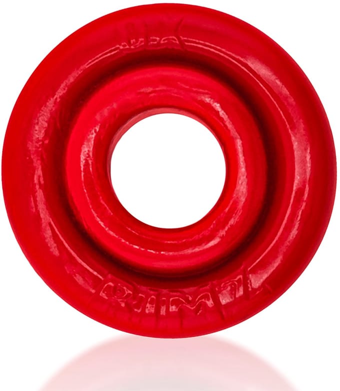 Oxballs - Rimz Softlips - Siliconen/TPR Cockring - Rood