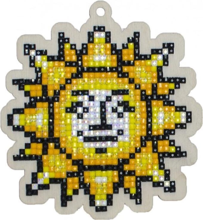 Wizardi Wood Charms Sun