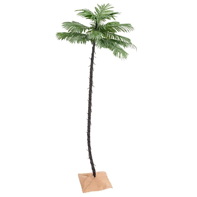 vidaXL - Palmboom - LED - 136 - LED's - warmwit - 220 - cm