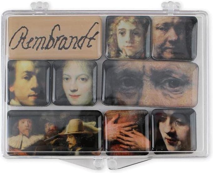 Koelkastmagneetjes, Rembrandt meesterwerken
