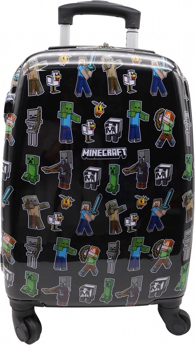 Minecraft | Harde Koffer / Kinder Koffer / Handbagage - Klein - Bedrukt / Small