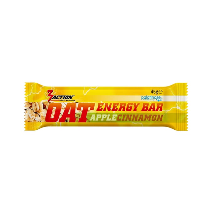 3Action Oat Energy Bar Appel Kaneel 45g Doos 20 stuks