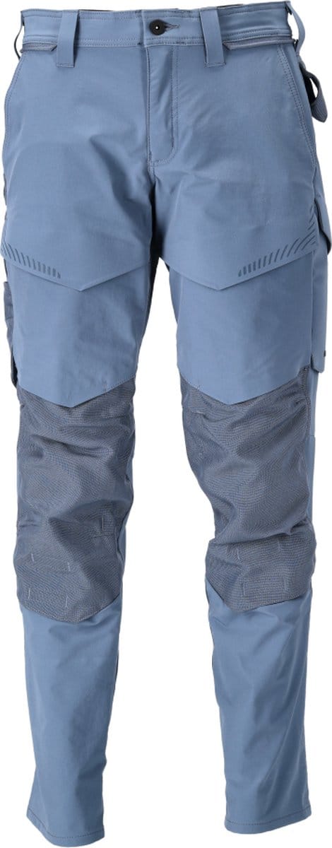 Mascot Customized Broek met kniezakken 22379-311 - steenblauw - C44 - 82