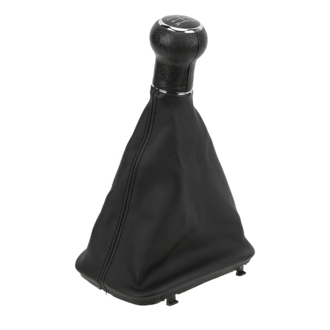 Pommeau de Levier de Vitesse avec Soufflet Anti-poussière Remplacement pour A6 C5 A4 B5 A8 D2 1998‑2000 5-speed adjustable model