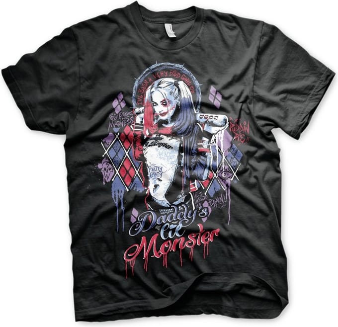 DC Comics Suicide Squad Heren Tshirt -M- Harley Quinn Zwart