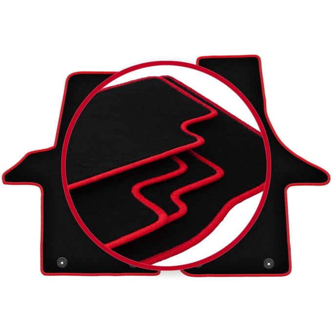 CARLUX-RED automatten voor: Volkswagen Transporter T5 Multivan bestelwagen (2005-2015)