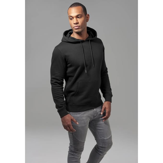 Urban Classics - Basic Sweat Hoodie/trui - XL - Zwart